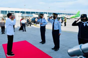 Presiden bertolak ke Jambi