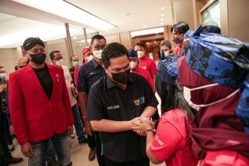 Menteri BUMN sambangi serikat kerja dan milenial PLN