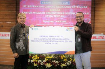 Kemenkumham terima bantuan CSR dari BRI