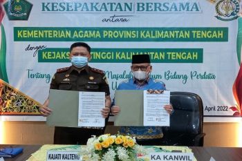 Kejati dan Kanwil Kemenag Kalteng kerja sama mitigasi risiko hukum