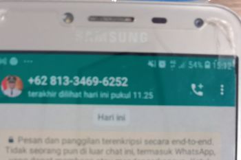 Foto Wabup Agam dipakai menipu pengurus masjid
