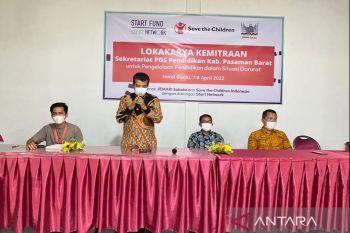 Disdik Pasbar bersama JEMARI Sakato aktifkan Pos pendidikan dalam situasi darurat bencana