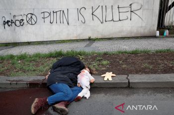 Kuburan massal warga sipil Ukraina ditemukan dekat Kiev