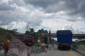 Kondisi Jalan Tol Trans Sumatera ruas Bandarlampung-Palembang