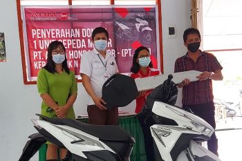 DAW Donasikan 1 Unit Motor Honda untuk Dunia Pendidikan