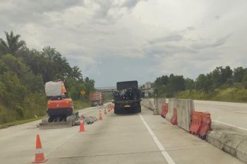 Kondisi jalan tol Lampung-Palembang jelang arus mudik 2022