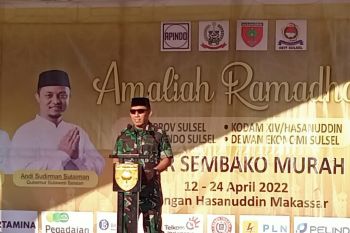 Kodam XIV/Hasanuddin bersama mitra gelar Amaliah Ramadhan