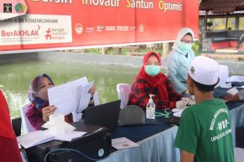 1.175 warga binaan Lapas Merah Mata Palembang siap divaksin booster