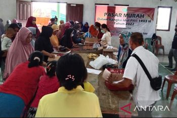Animo masyarakat Bolmong beli bapok pasar murah Lebaran tinggi