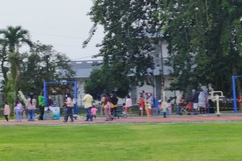 Alun-alun Kota Bogor tempat ngabuburit warga
