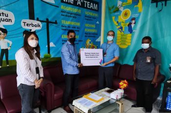 PLN UP3 Merauke  salurkan bantuankepada sekolah Alam Paradise