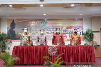 Kemenag Papua  beri penguatan moderasi keagamaan Buddha