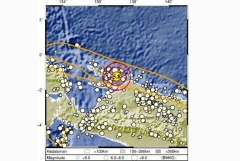 Warga Biak panik gempa magnitudo 5,8