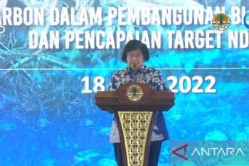 Menteri LHK sebut masih banyak harus dieksplor terkait karbon biru