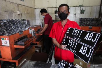 Bahan Plat Nomor Kendaraan Sudah Tersedia