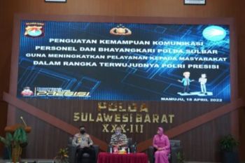 Polda Sulbar terus berupaya tingkatkan kemampuan komunikasi personel