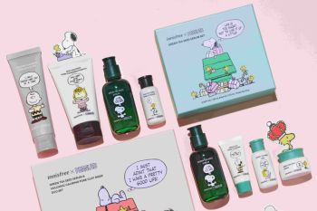 Kosmetik dengan kemasan  menggemaskan, kolaborasi innisfree &amp; Peanuts