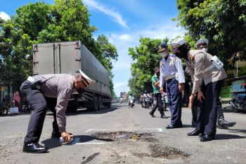 Dishub menempatkan personel di ruas rawan kecelakaan saat arus mudik