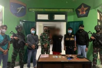 Satgas tangkap pemuda bawa sabu asal Malaysia