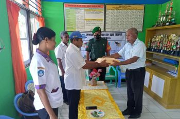 Koramil Biak Barat pantau pelaksanaan ujian bagi pelajar SD