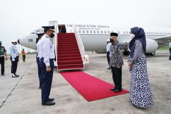 Ma'ruf Amin bertolak ke Jateng-DIY tinjau Candi Borobudur dan Pusat Riset