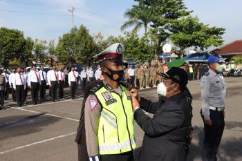 Polres Kulon Progo mendirikan dua pos pengamanan mudik Lebaran 2022