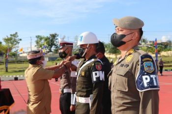 Gubernur pimpin Apel Gelar Pasukan OPS Ketupat Kayan 2022 di Mako Polda Kaltara