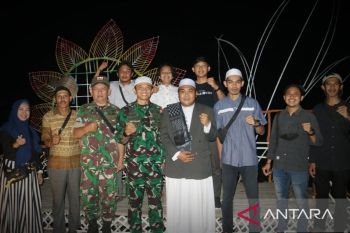 Pererat sinergitas, Dandim 1002/HST buka puasa bersama awak media