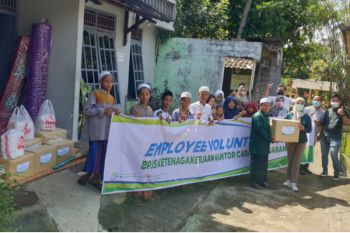 Employee Volunteering, BPJS Ketenagakerjaan Ungaran salurkan bantuan ke panti asuhan