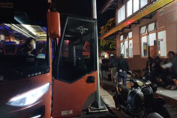 Pergerakan pemudik di Terminal Rajabasa masih landai
