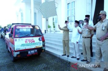 Baznas Boyolali salurkan zakat 11 ton beras di 22 kecamatan