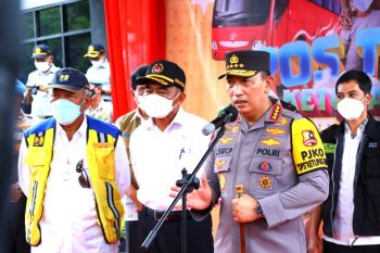 Cek Rest Area KM 57, Kapolri imbau pemudik manfaatkan layanan posko mudik