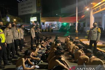Polres Sukabumi Kota tangkap seratusan anggota geng motor