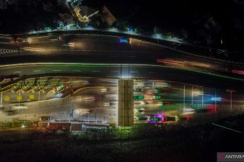 Lalu lintas di Simpang Susun Cileunyi ramai lancar