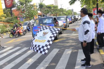 Wali Kota Maidi berangkatkan penyaluran 22,79 ton beras hasil zakat masyarakat