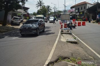 Polisi alihkan arus kendaraan di Nagreg ke Kadungora Garut pada H-3