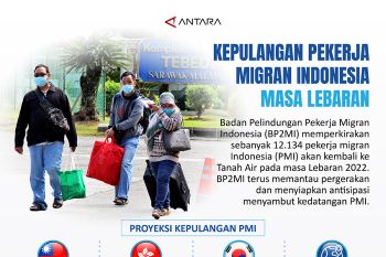 Kepulangan pekerja migran Indonesia masa Lebaran