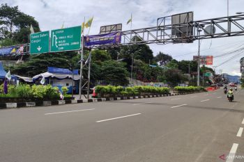 Jalur Puncak Bogor lengang jelang Lebaran
