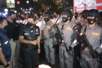 Polda Lampung dan jajaran apel satgas anti begal untuk amankan pemudik