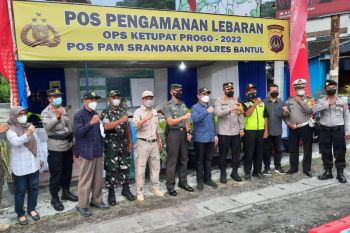 Bupati Bantul memantau kesiapan Pos Pengamanan Lebaran