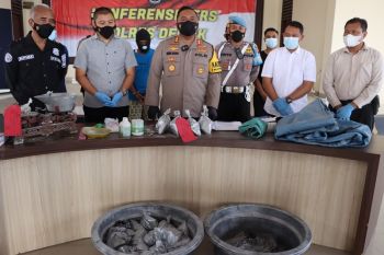 Polres Demak amankan dua warga Turitempel pembuat 40 kilogram bubuk petasan