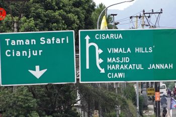 Volume kendaraan menuju Puncak masih landai pada H-5 Lebaran