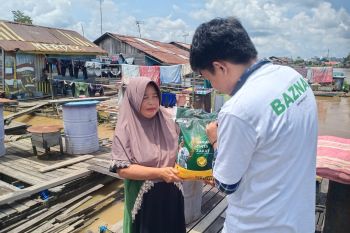 Baznas salurkan beras zakat fitrah ke seluruh pelosok negeri