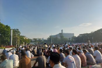 Sholat Id di Lapangan Gasibu pecahkan rekor