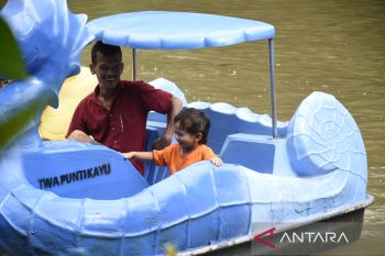 Pengunjung objek wisata di Palembang didominasi pemudik Lebaran