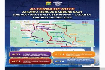 Polda Metro siapkan empat rute alternatif ke Bandung saat arus balik