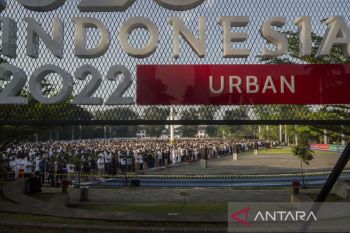 Salat Idul Fitri di lapangan Gasibu Bandung
