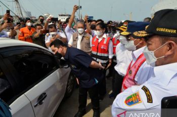 Kunjungan kerja bersama tiga menteri di Lampung