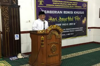 Napi di tiga lapas Nusakambangan tanpa remisi Idul Fitri 1443 H