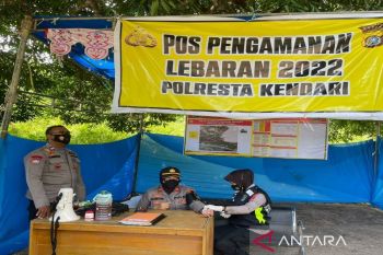 Polresta Kendari jaga objek wisata selama libur Lebaran